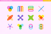 RISO Shapes Geometric Collection, an Object Graphic by Leila Divine (Thumbnail 2 of 12)