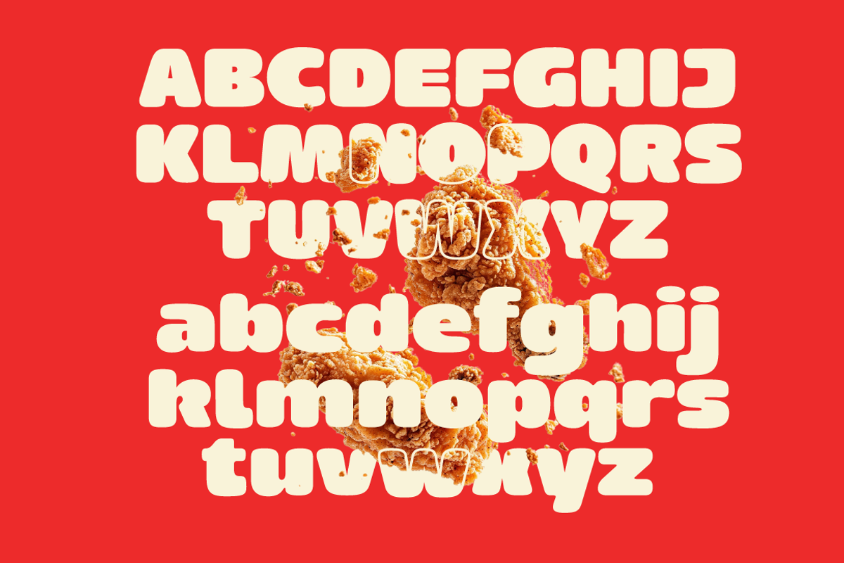 Eatvetica - Bold Food Font, a Sans Serif Font by limitype (Photo 9 of 15)