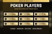 Poker Players Twitch & Kick Panels, an Object Graphic by Gear Store (Thumbnail 1 of 5)