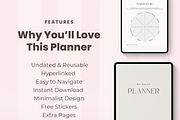 Minimalist Digital Planner Undated, a Templates & Theme by AestheticOrganizer (Thumbnail 3 of 10)