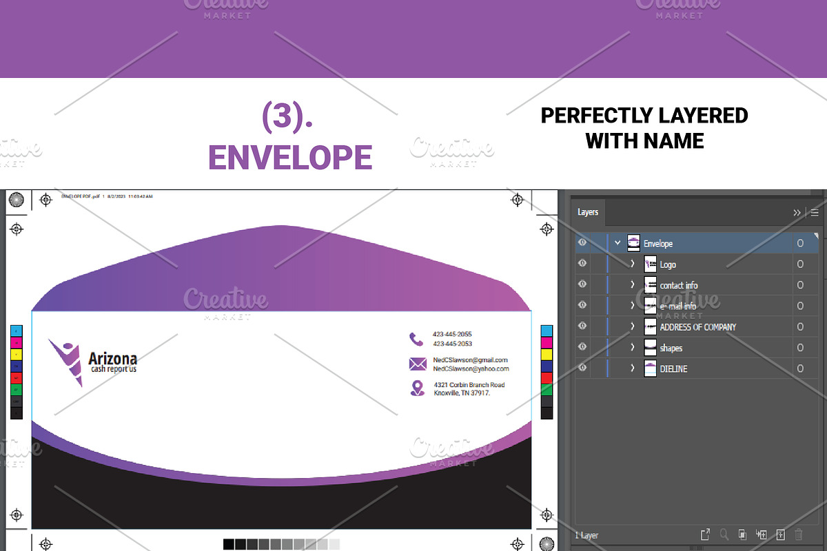 Versatile Stationery Templates, a Stationery Template by Design Fusion (Photo 4 of 4)