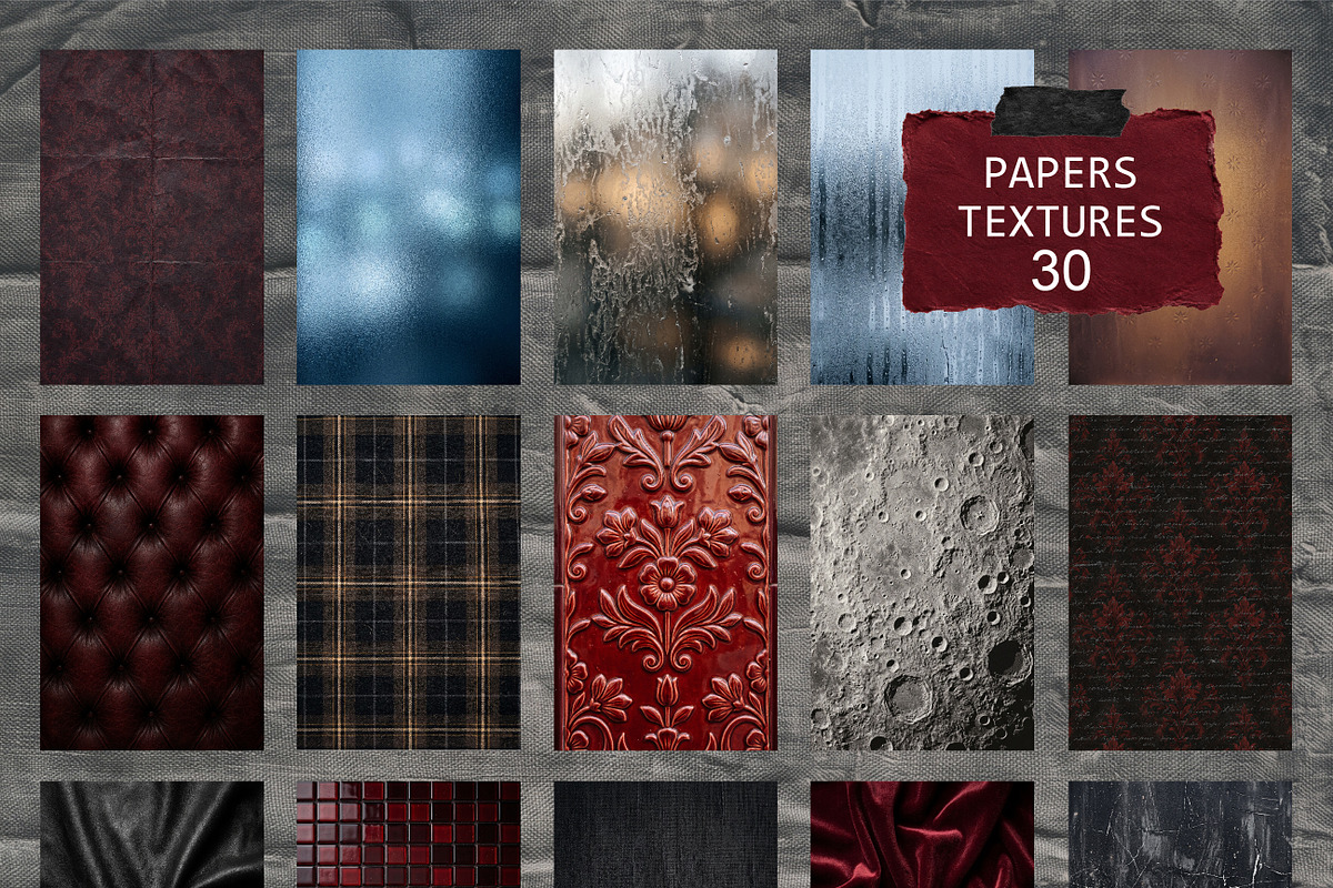 Crimson Relics Scrapbook Kit PNG, an Object Graphic by DreamoraArt (Photo 9 of 9)