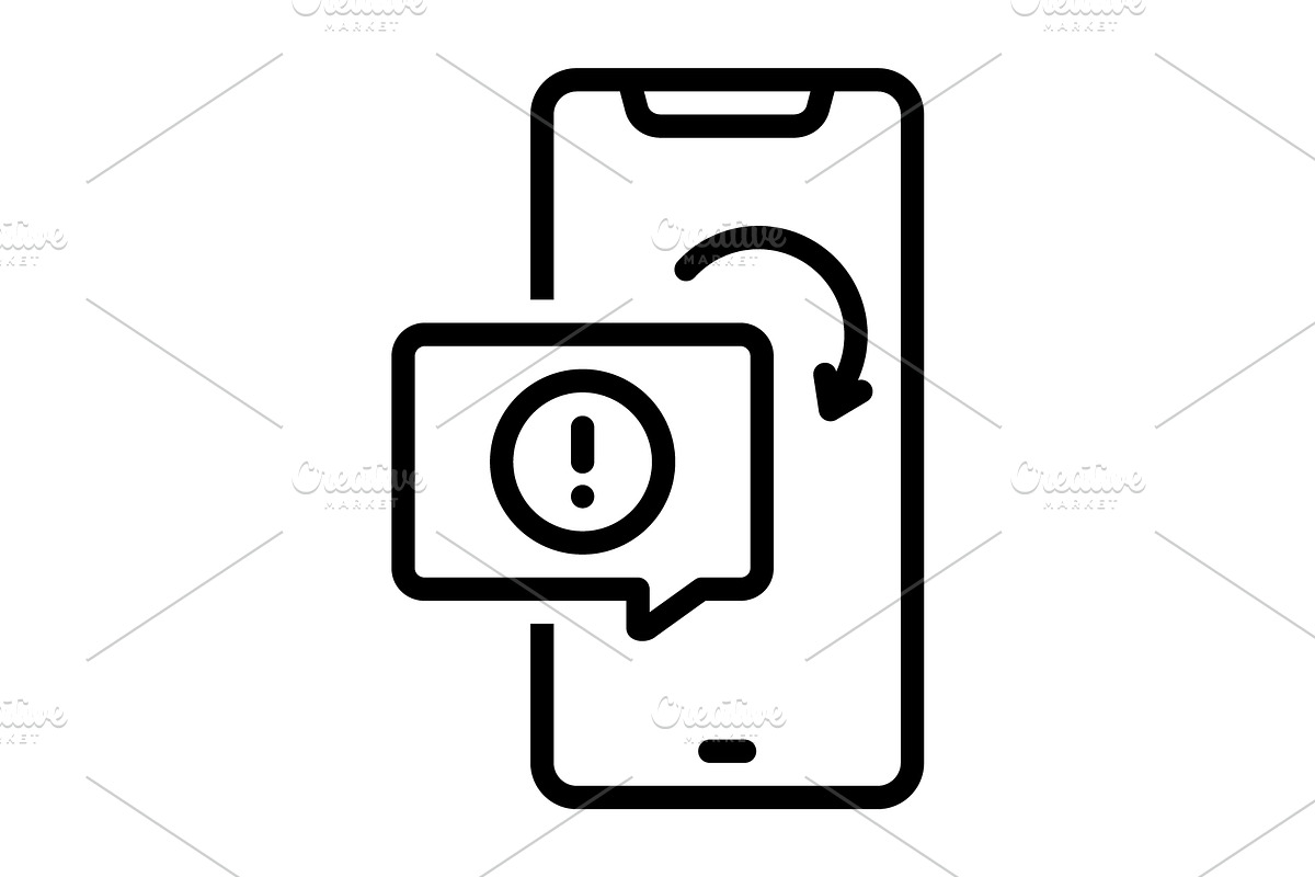 Notice information black icon, an Outline Icon by Creative priyanka