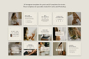 Wellness Instagram Templates Canva, a Social Media Template by Instprofi | Studio Estimo (Thumbnail 2 of 6)