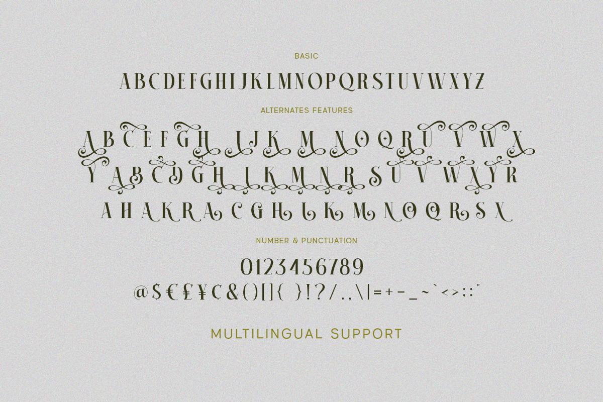 Britnes Grade - Stylish Serif, a Serif Font by Letterhend Studio (Photo 7 of 9)