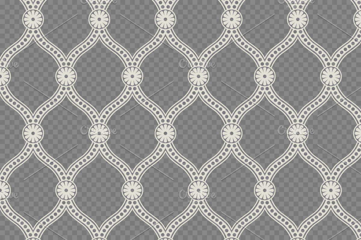 Simple Damask Seamless Pattern Tile preview 3