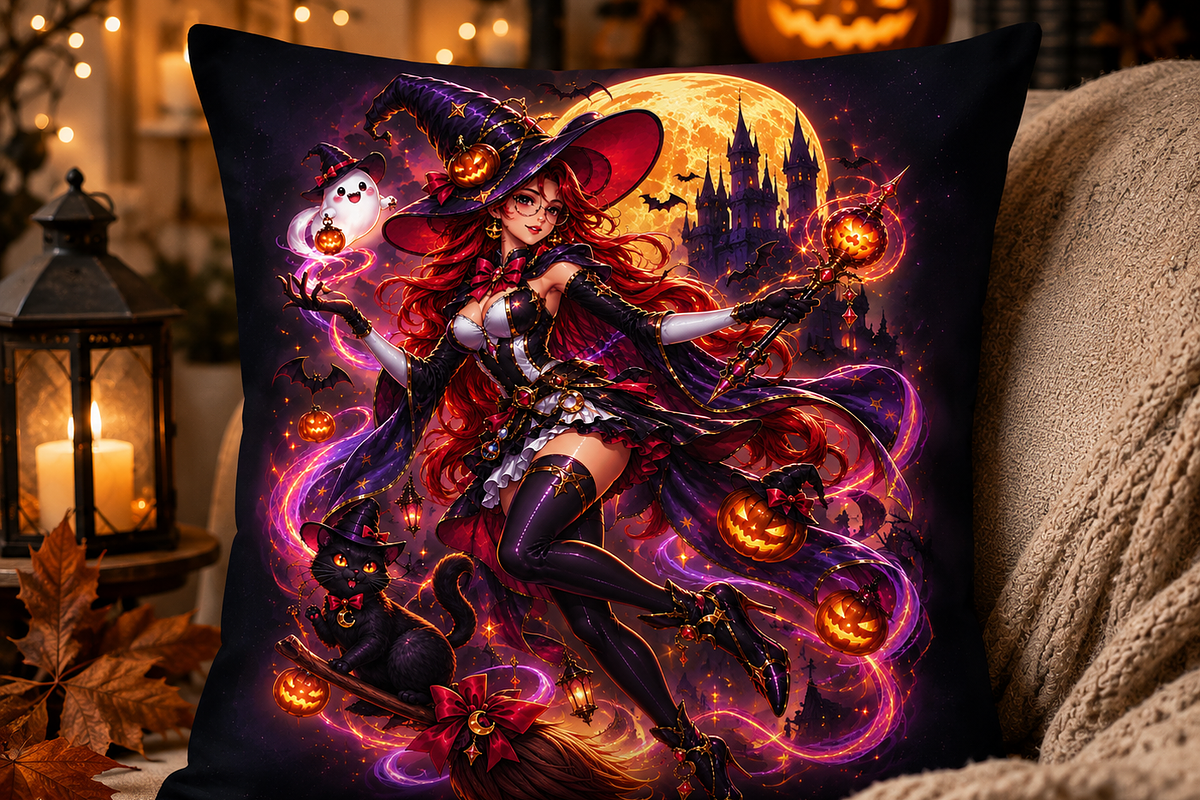Midnight Moon Witch, a Seasonal Illustration by HyeRi (Photo 3 of 4)