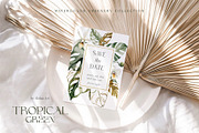 Tropacal Green-watercolor, a Decorative Illustration by AleksaArt (Thumbnail 10 of 16)