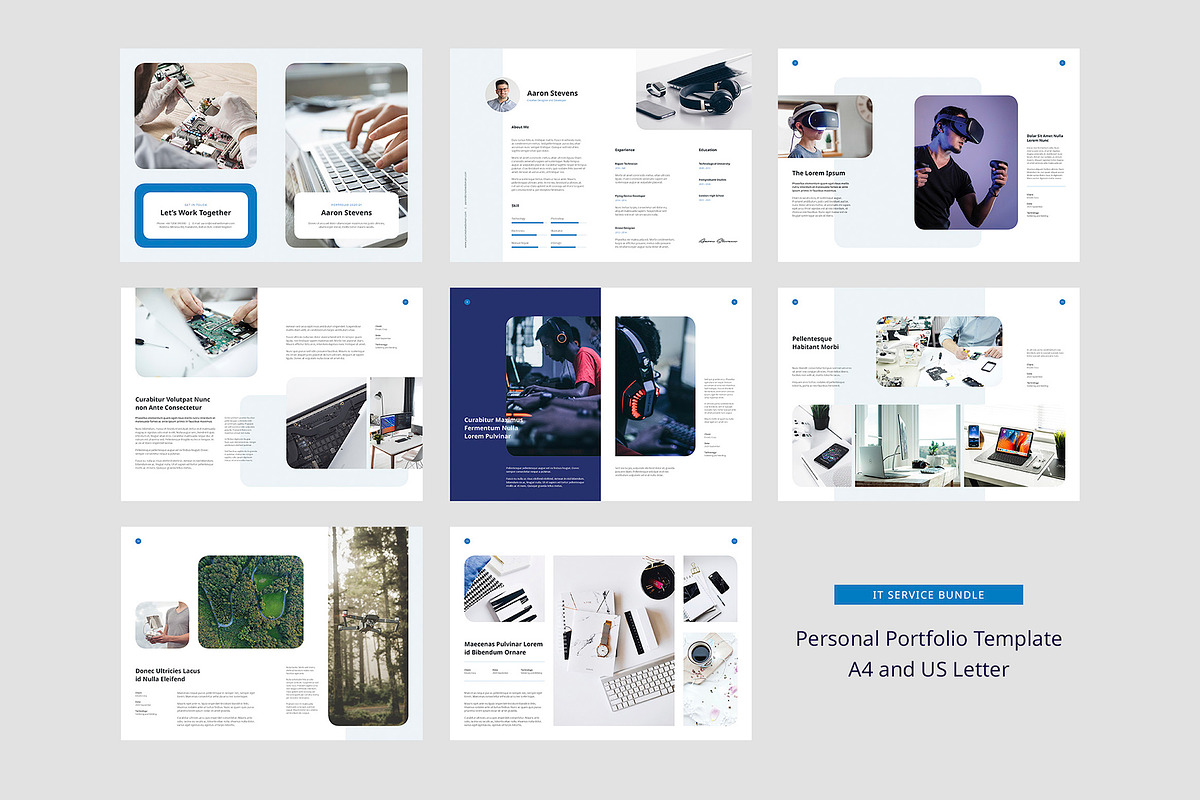 IT Service Business Brochure Bundle, a Brochure Template by artbart (Photo 6 of 10)