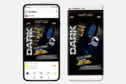 Dark Night Events Instagram (PSD), a Social Media Template by studioflyers.com (Thumbnail 2 of 2)