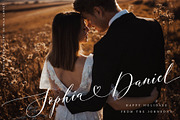 Darling Peach Wedding Heart Script, a Script Font by Mila Garret (Thumbnail 9 of 16)