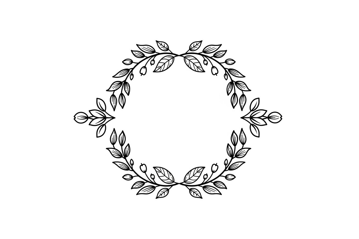 Vintage Floral Frame Vector Bundle, an Illustration by Designs_River (Photo 41 of 51)