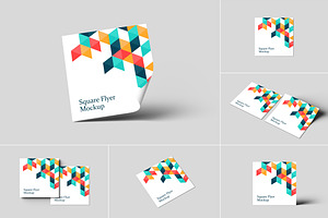 Square Flyer Mockups