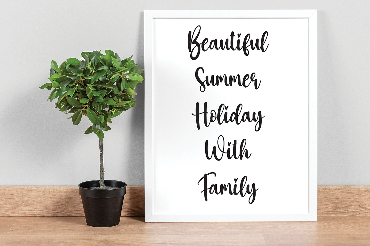 Sunlight | Script Font, a Script Font by Scratchones (Photo 2 of 8)
