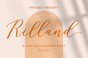 Rilland, a Script Font by Gatype (Thumbnail 1 of 10)