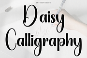 Daisy Calligraphy, a Handwritten Font by FreshTypeINK (Thumbnail 1 of 8)