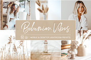 BOHEMIAN VIBES LIGHTROOM PRESETS, an Action Add-On by Nes Design Co (Thumbnail 1 of 11)