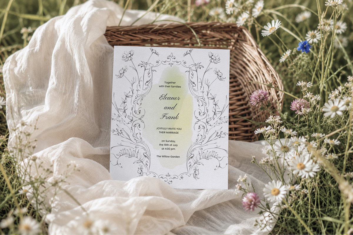 Meadow Mist: Pencil Floral Sketches, a Decorative Illustration by Yuliia Lashevska (Photo 7 of 12)