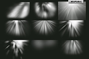 SUN RAYS brushes for Adobe Photoshop, a Brush Add-On by MixPixBox (Thumbnail 3 of 4)