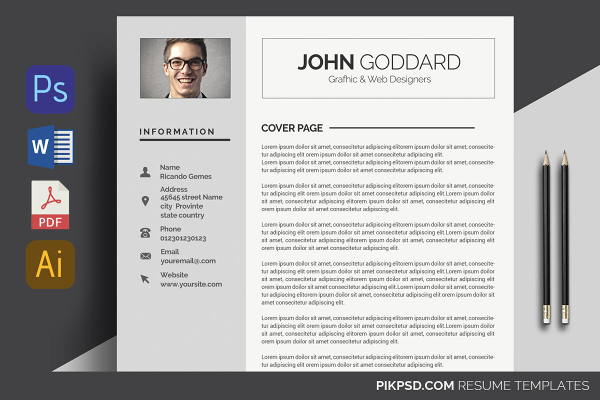 Resume CV, a Resume Template by graphicforest (Photo 7 of 7)