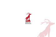 Deer Mountain Logo Template, a Branding & Logo Template by dien96 (Thumbnail 1 of 3)