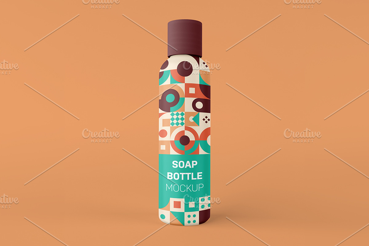 Cosmetic Bottle Mockup, a Packaging Mockup by Qaleb Studio (Photo 1 of 3)