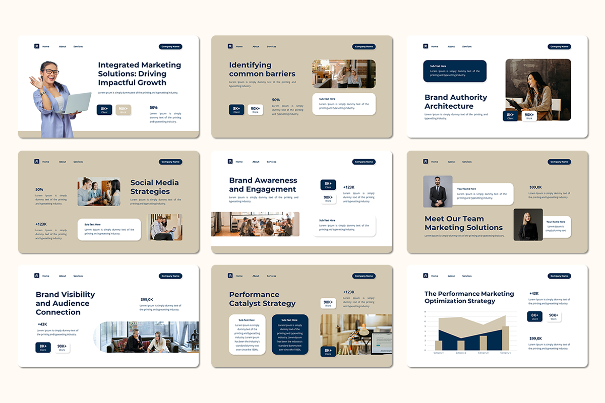 Marketing Solutions - Keynote, a Presentation Template by Iqsiart Studio (Photo 2 of 3)