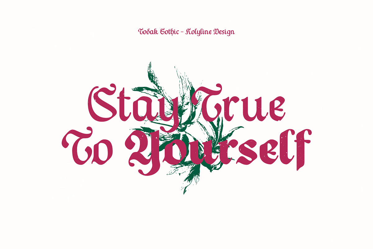 Todak Gothic - Blackletter Family, a Blackletter Font by Holyline Design (Photo 4 of 15)