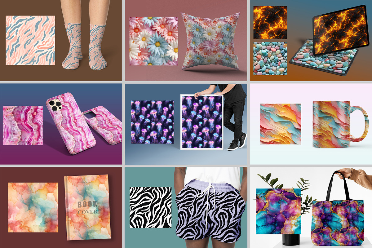 15000 Seamless Pattern Mega Bundle, a Pattern Graphic by Digital Studio (Photo 7 of 38)
