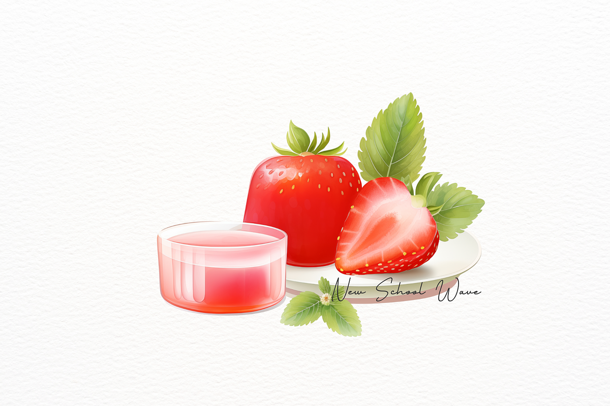 Delicious Strawberry Clipart, a Food Illustration by New-School-Wave (Photo 4 of 5)