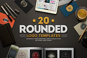 20 Rounded Logos Badges, a Branding & Logo Template by Marvel (Thumbnail 1 of 8)