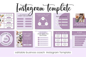 Life Coach Templates Canva Coachin