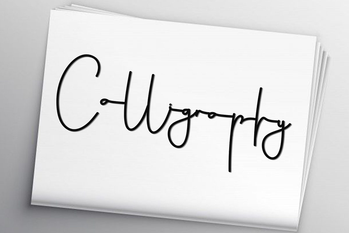 Teacher Signature, a Handwritten Font by InermediaSTUDIO (Photo 2 of 8)