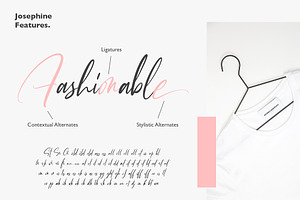 Josephine Fashionable Script Font