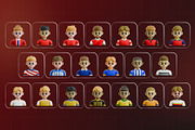 Football Avatar 3D Illustration Pack, a Characters & Person 3D Model by Haps Space (Thumbnail 4 of 4)