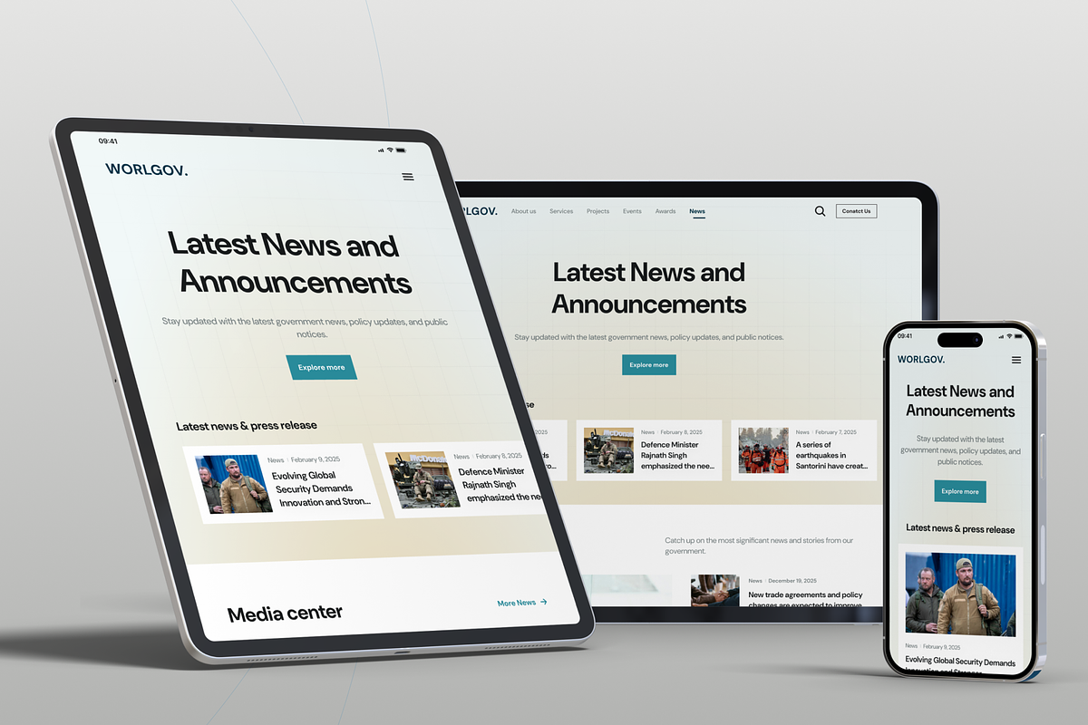 WorlGov - Framer Template, a Landing Page Template by Agensip Design Agency (Photo 4 of 8)