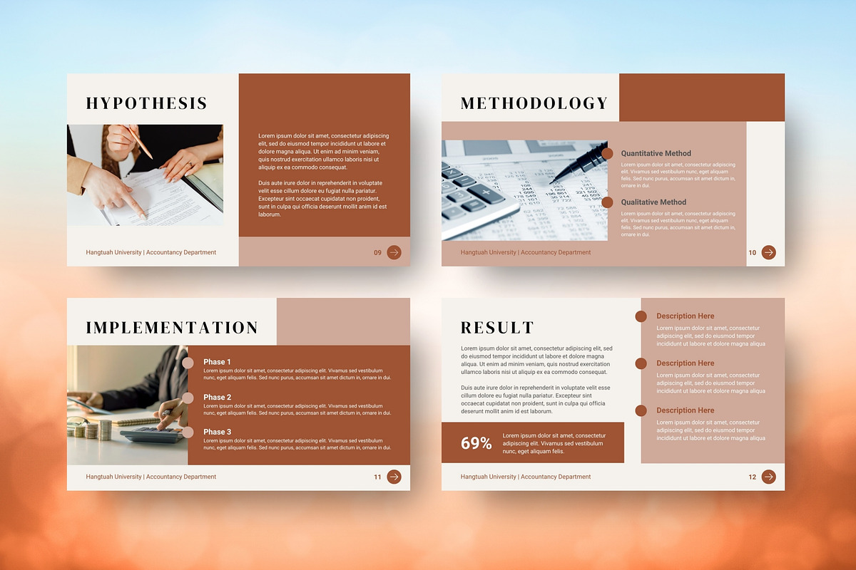 Thesis Defense, a Presentation Template by FIBRINOSÄ (Photo 3 of 4)