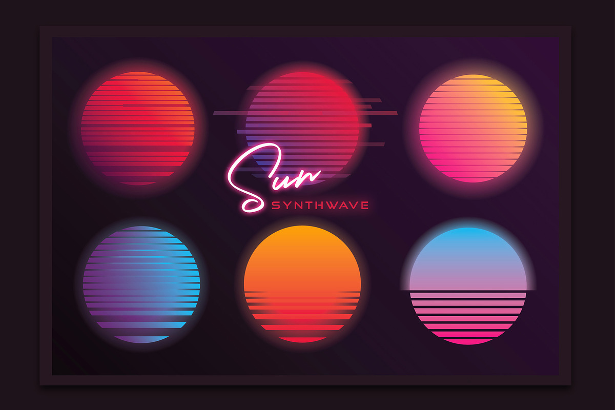 1980s Synthwave Toolkit, an Illustration by Polar Vectors (Photo 6 of 18)