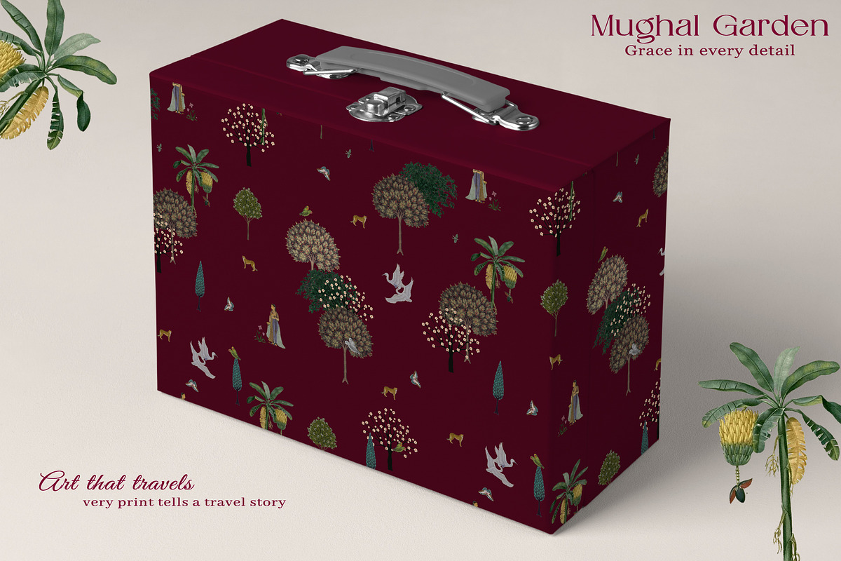 Mughal Garden Prints & Patterns, a Pattern Graphic by GND ART STUDIO (Photo 7 of 8)