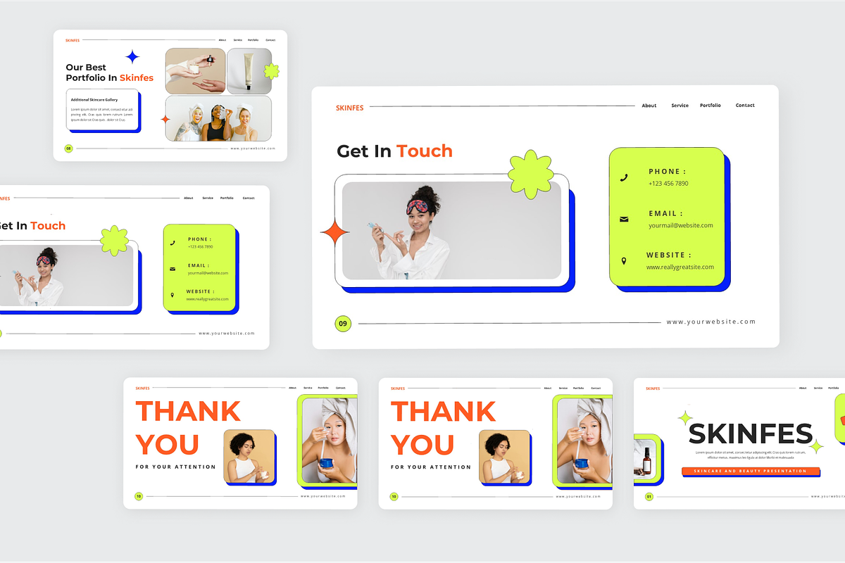 Skincare & Beauty PowerPoint, a Presentation Template by SquidPixey (Photo 5 of 6)