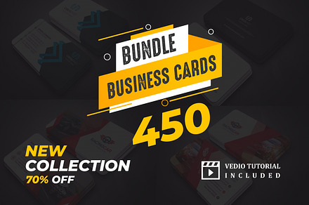 Full & Final New 450 Business Cards, a Business Card Template by Genereux Art