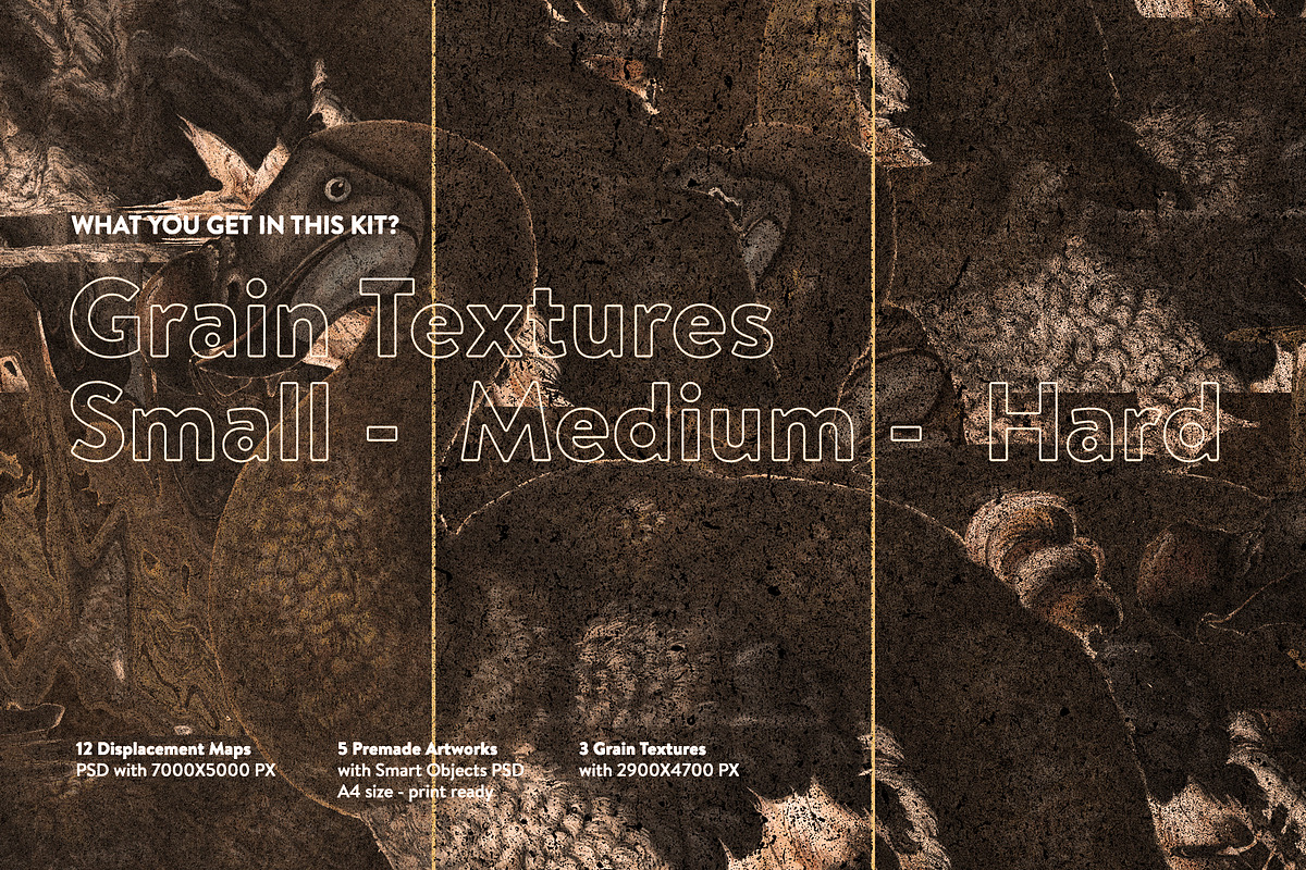 Hit&Run Displacement Map Texture Kit, a Texture Graphic by nicholasasmita