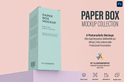 Paper Box Mockup - 8 views, a Packaging Mockup by Illusiongraphic (Thumbnail 1 of 21)