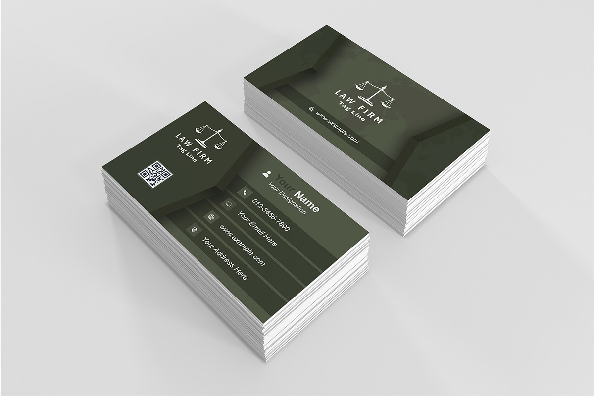Modern Law Firm Business Card