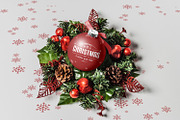 Christmas Ball Mock-up, a Merchandise Mockup by Yogurt86 (Thumbnail 2 of 13)