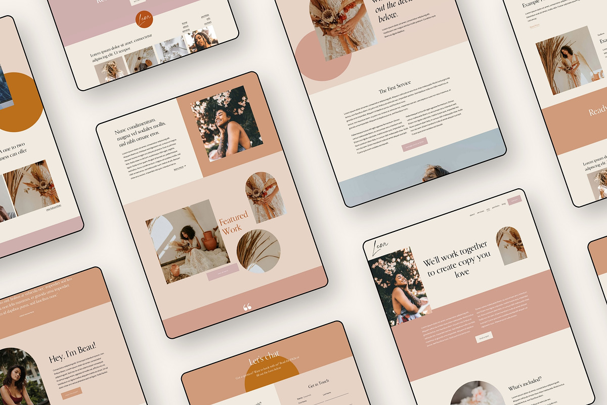 Squarespace 7.1 Template: Leon, a Squarespace Template by Big Cat Creative (Photo 3 of 4)