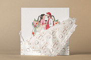 Indian Wedding Watercolor, a Person Illustration by CreativeValuation (Thumbnail 10 of 13)