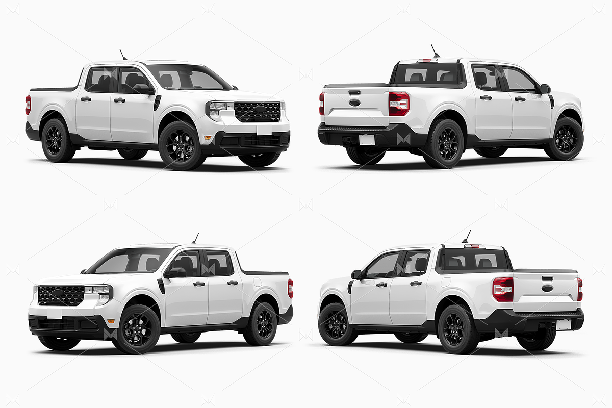 Pickup Truck Mockup 16, a Product Mockup by Mockupix (Photo 11 of 12)