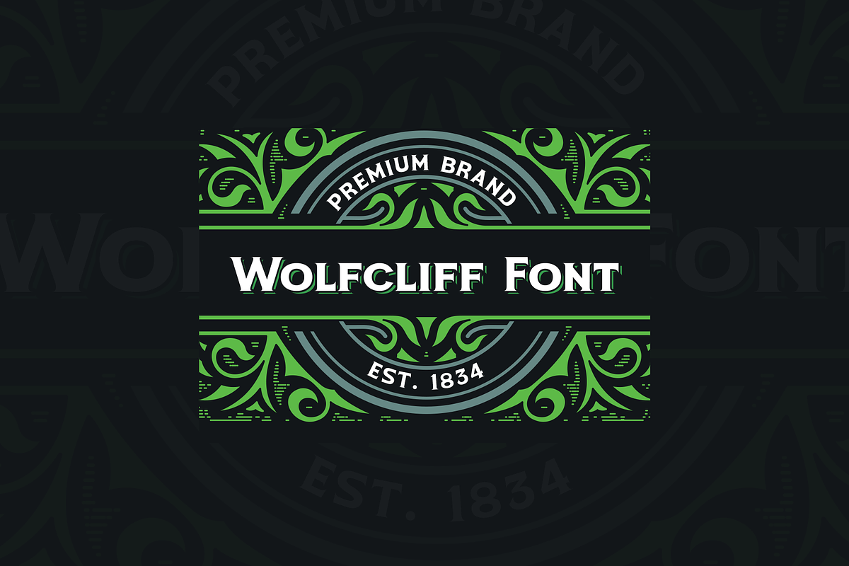 Wolfcliff - Display Vintage Font, a Script Font by Artdorable (Photo 3 of 10)