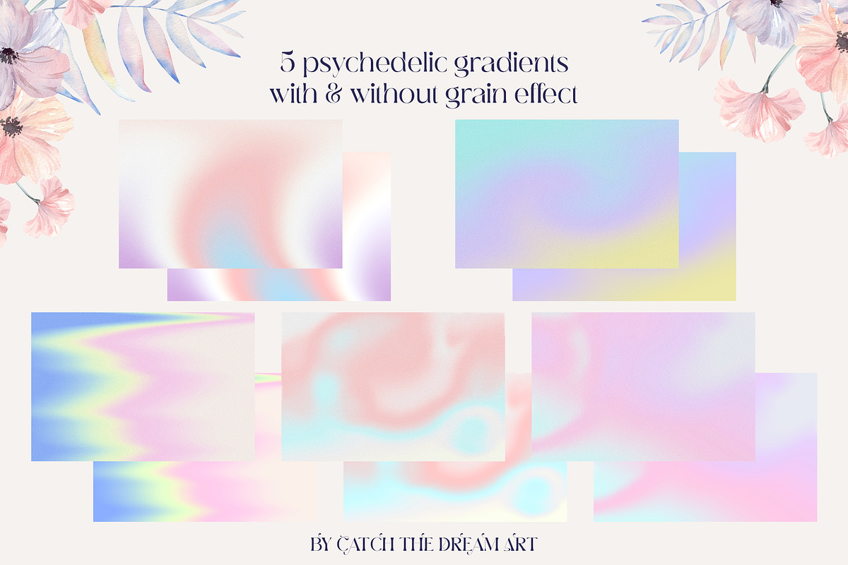Holographic & Psychedelic 70s Y2K, a Texture Illustration by Catch the Dream Art (Photo 6 of 14)